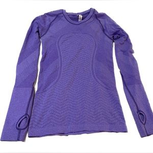 lululemon athletica Purple Long Sleeve Top